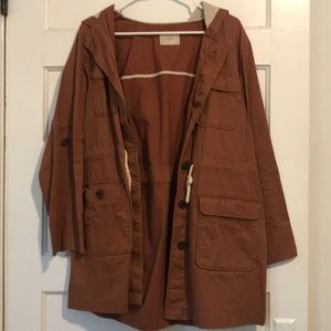LOFT drawstring utility jacket